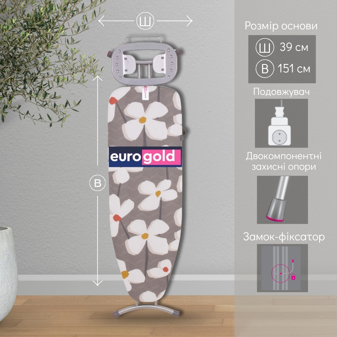 BRILLIANT WAVE 2000RW リラクゼーショングッズ Прасувальна дошка NOVA PLUS 56438B1 | Eurogold Industries Ltd